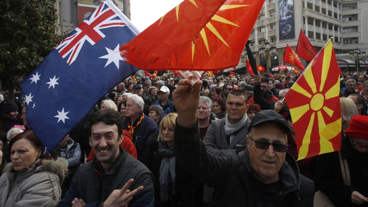 Thousands protest possible change of Macedonia's name