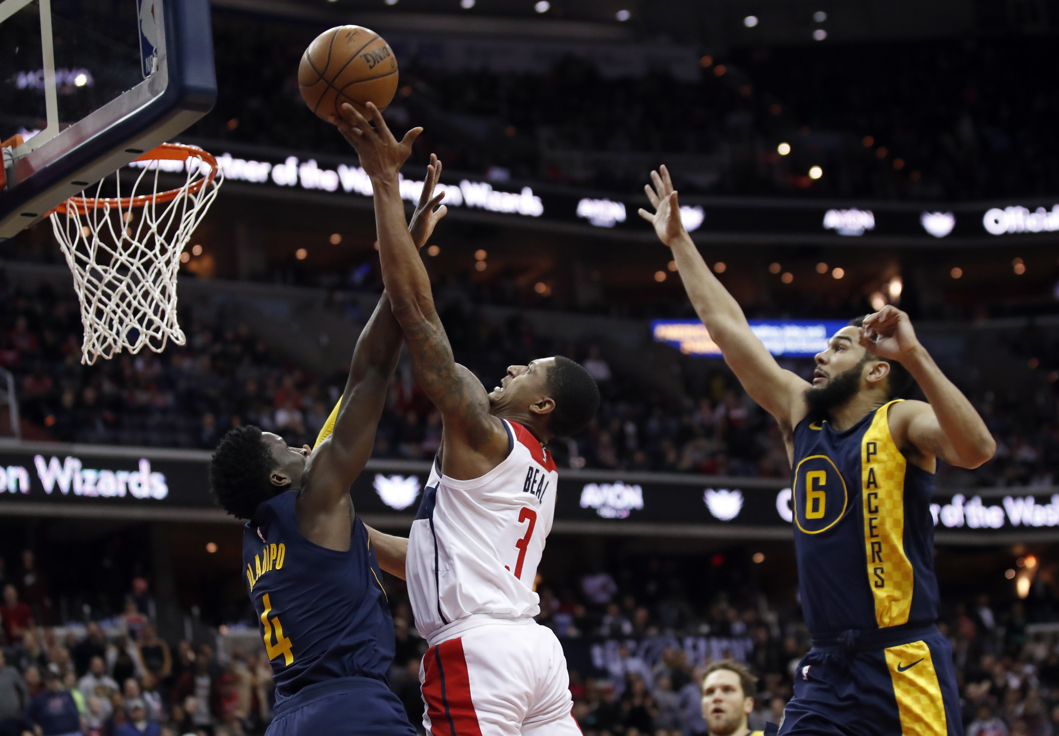 Oladipo, Bogdanovic help Pacers pass Wizards after 98-95 win