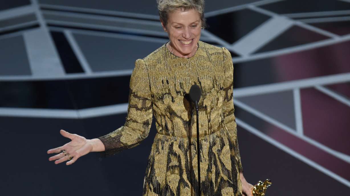 Frances McDormand caps win streak with best-actress Oscar