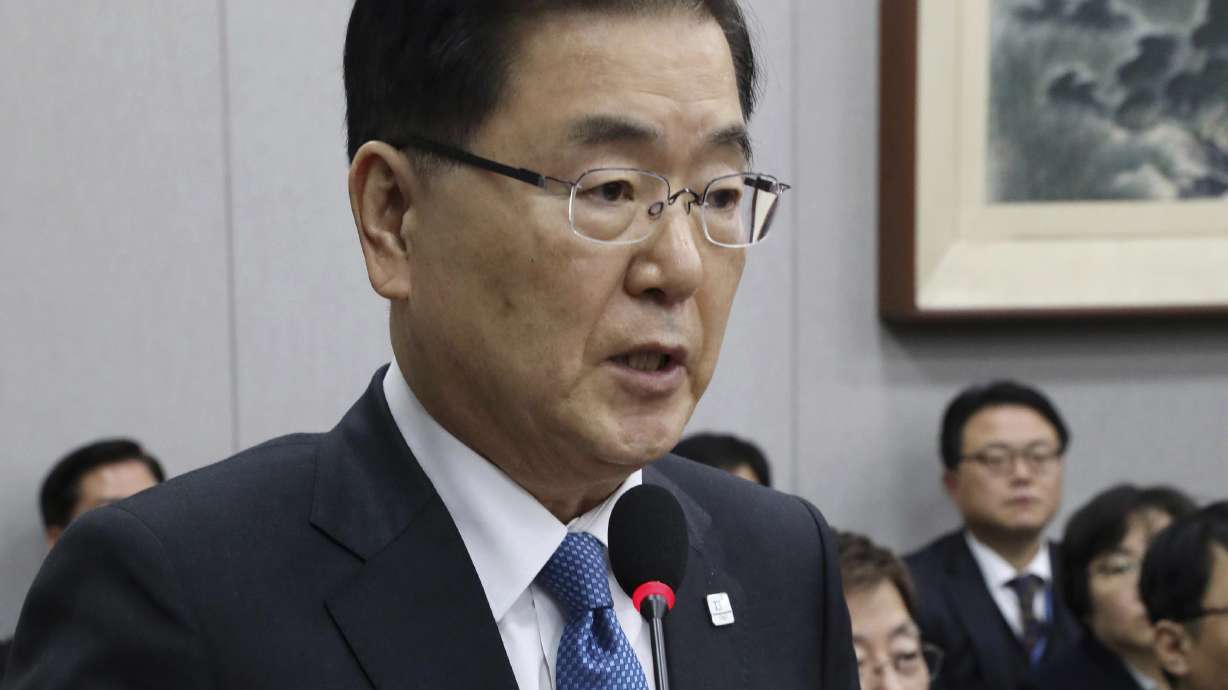 The Latest: North Korea leader meets South Korean envoys