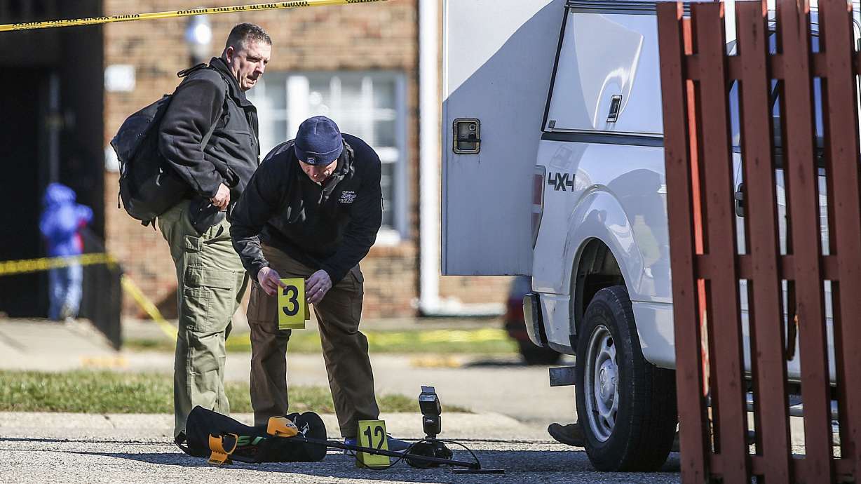 Indiana officers honor slain deputy shot during chase