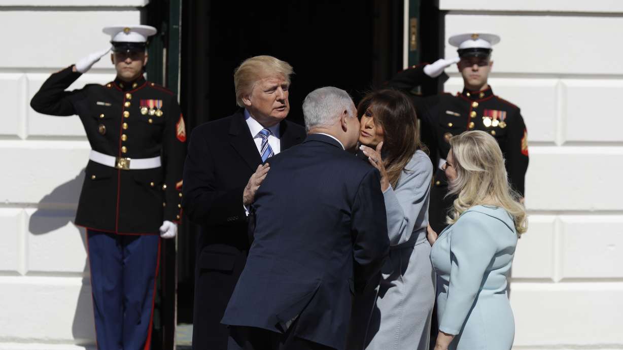The Latest: Trump may visit Israel for US Embassy opening