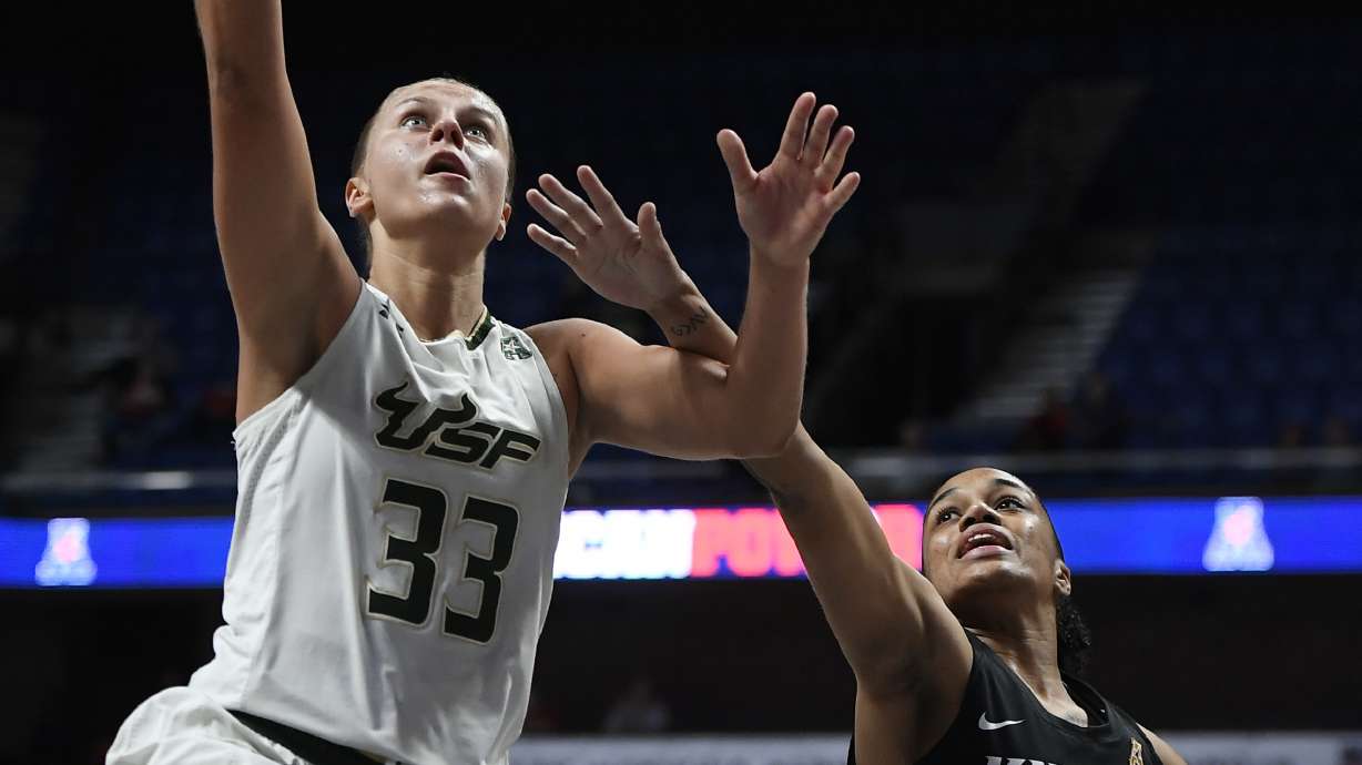 No. 19 South Florida women top rival UCF, reach title game