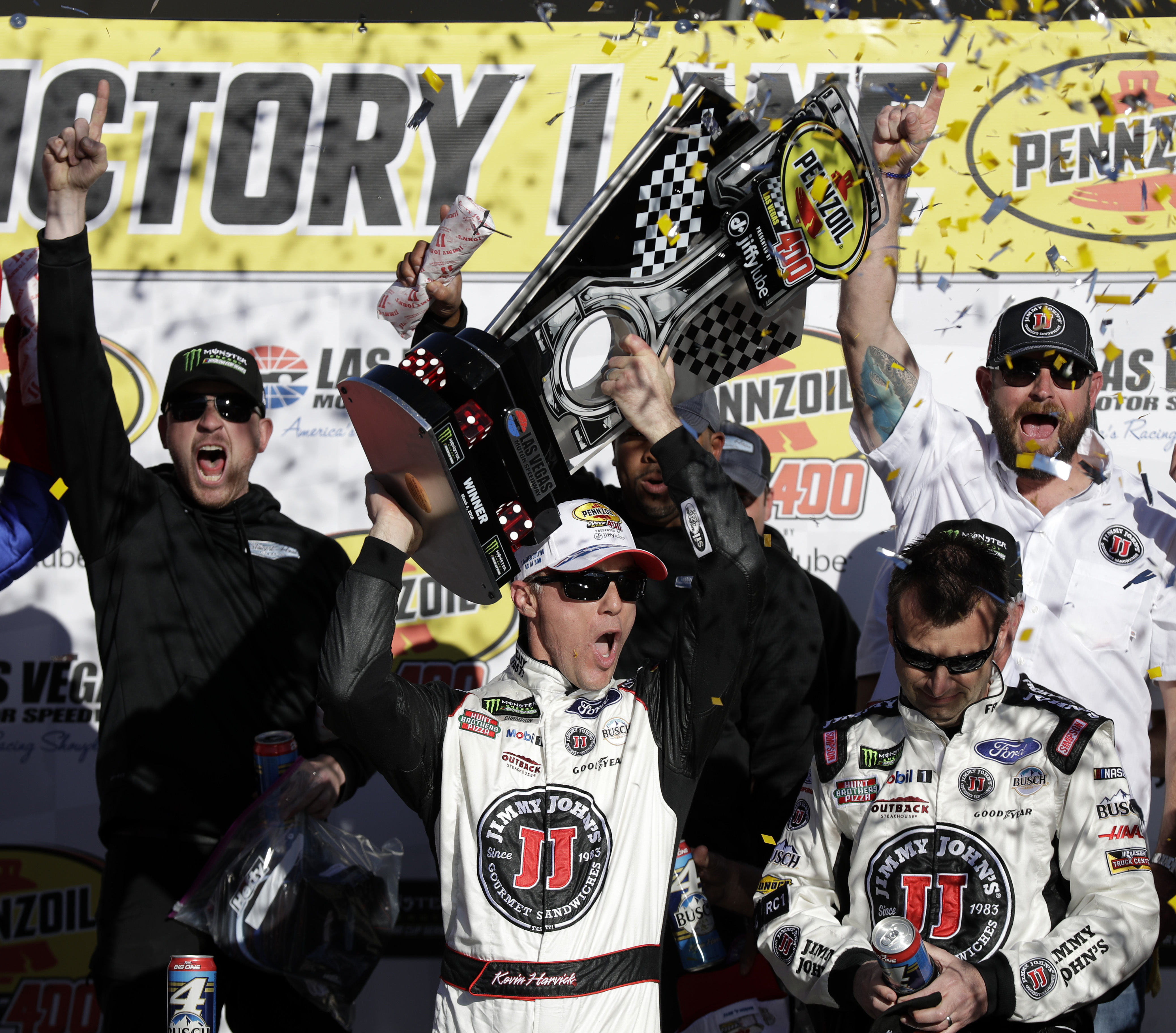 Column: Harvick takes a bumpy road to 100 victories