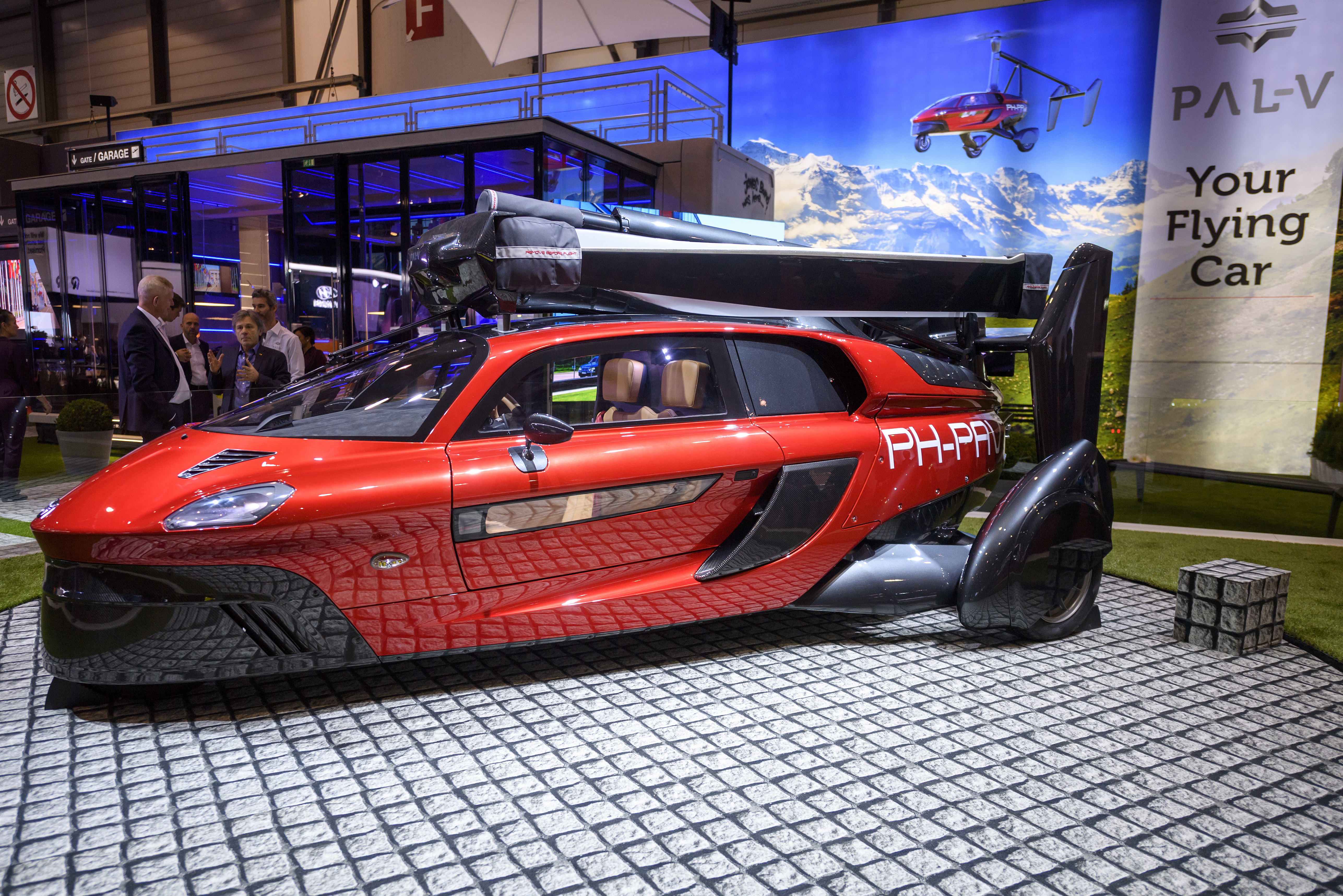 High hopes: Dutch company launches flying car at Geneva show
