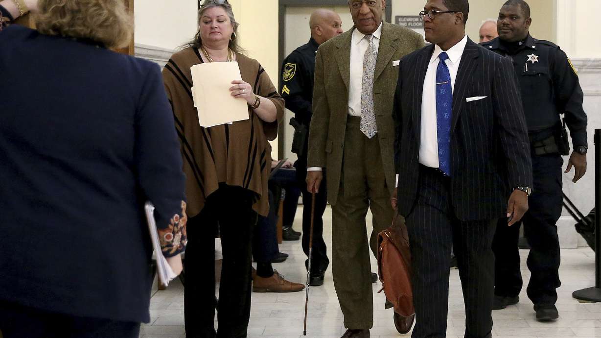 The Latest: Cosby lawyer wants jury to hear about settlement