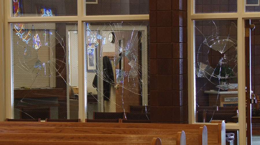 Members of vandalized Idaho church 'praying for the person that did this’