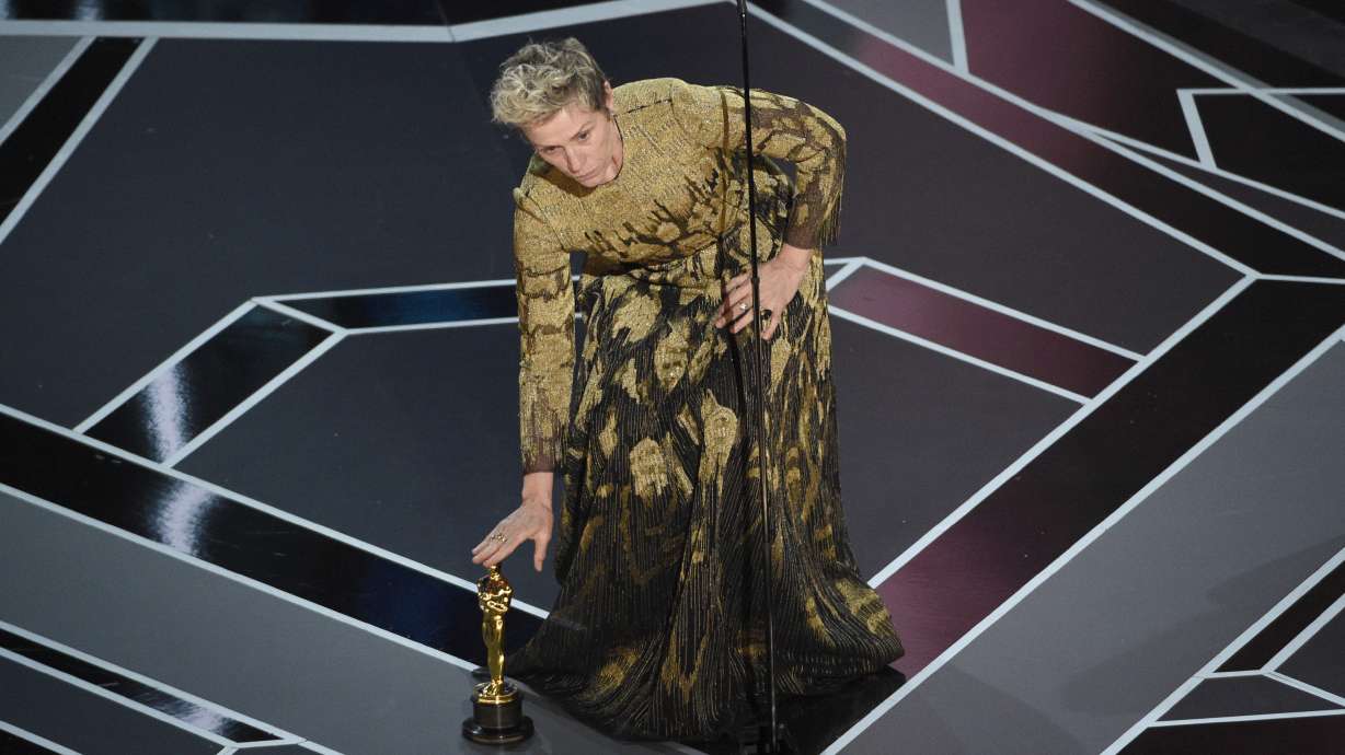 Man charged with felony theft of Frances McDormand's Oscar