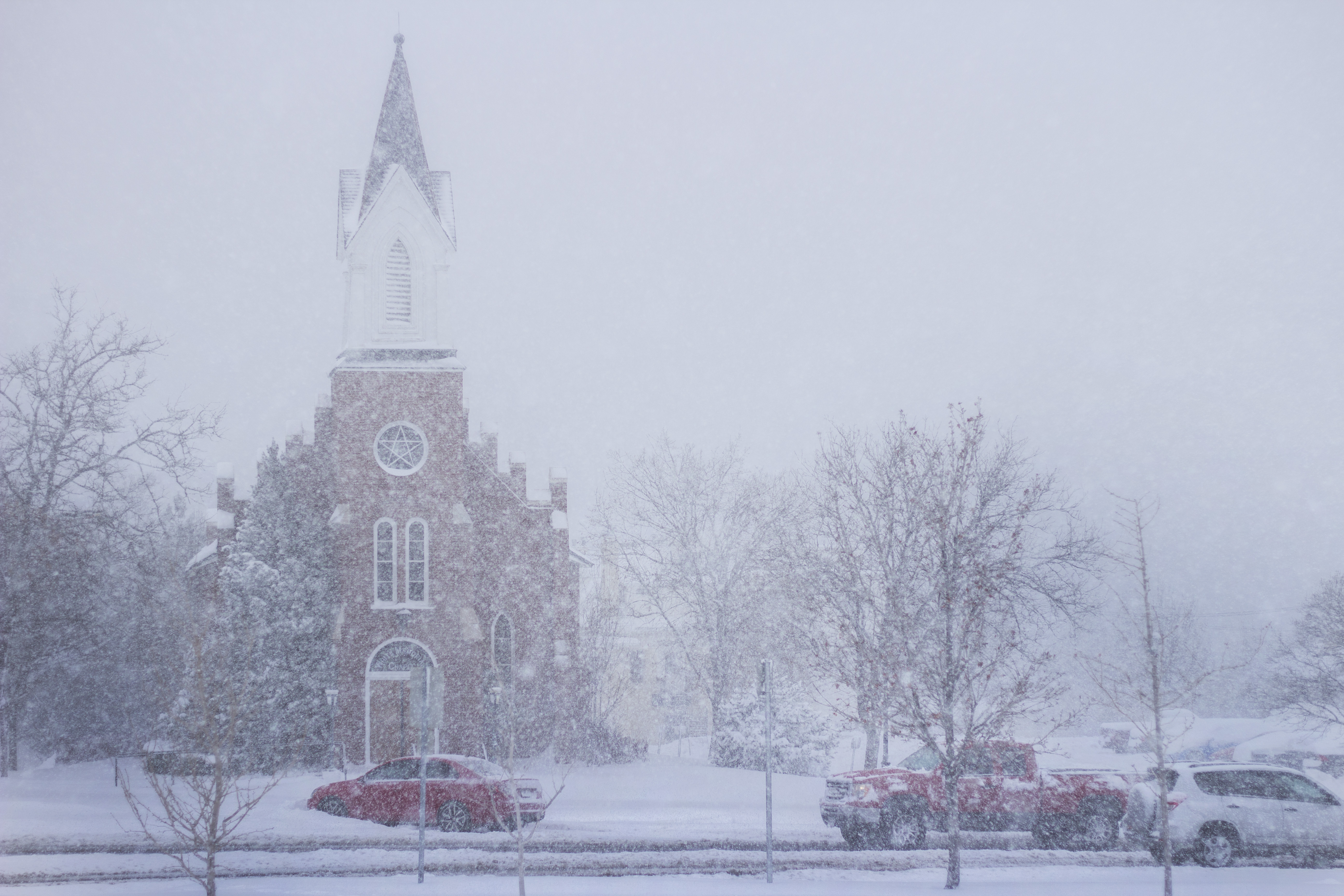 During the storm (Credit: Carter Williams, KSL.com)