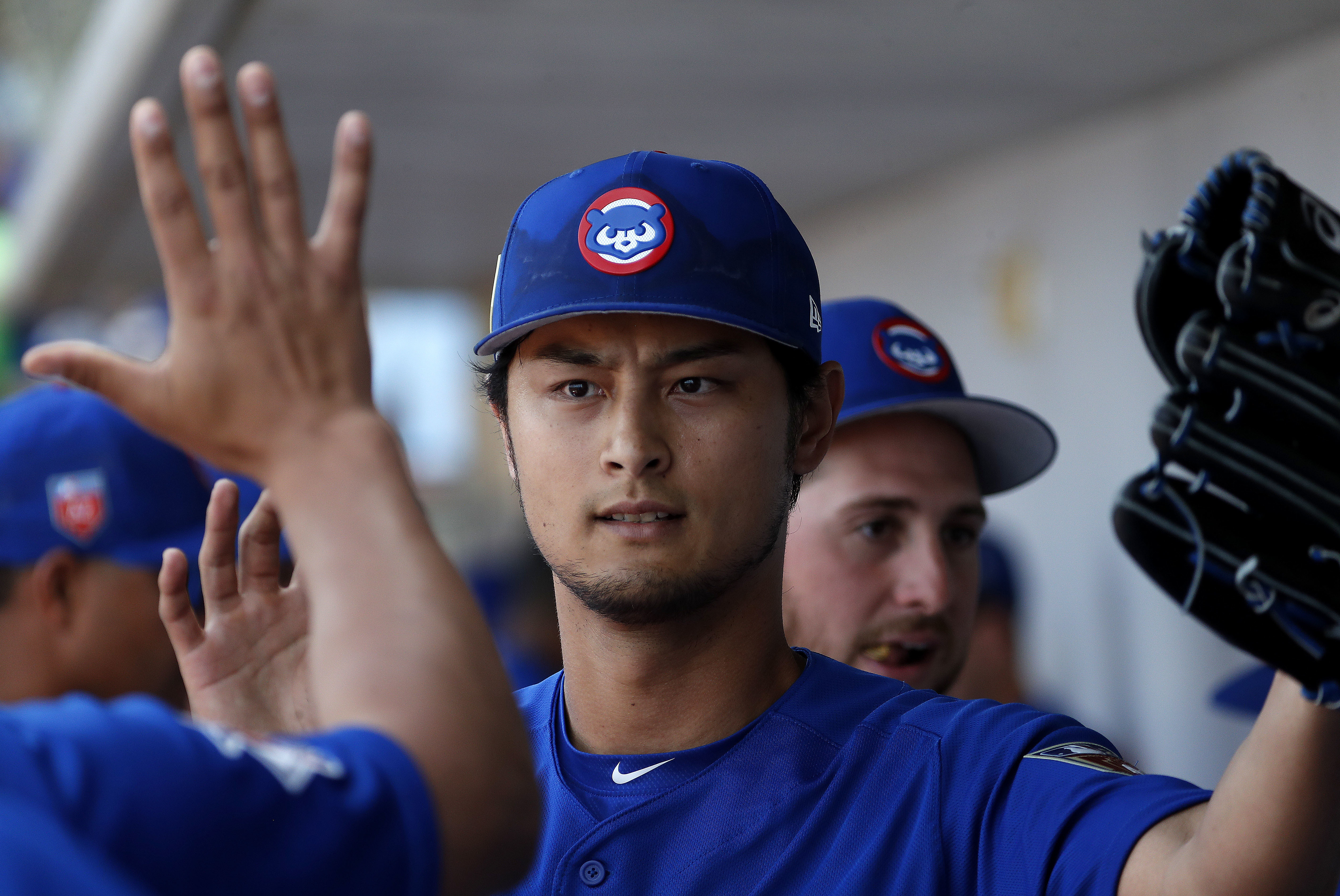 Darvish 2 hitless innings in Cubs spring training debut