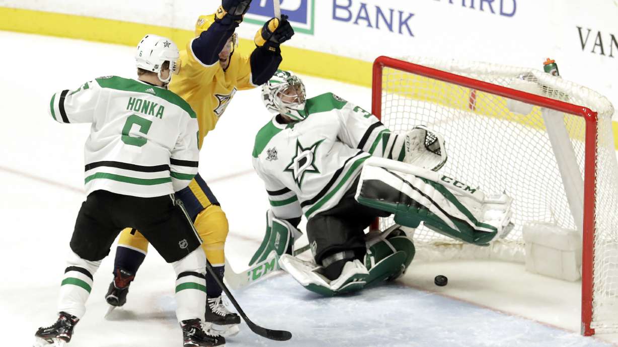 Preds beat Stars 2-0 for franchise-record 9th straight win