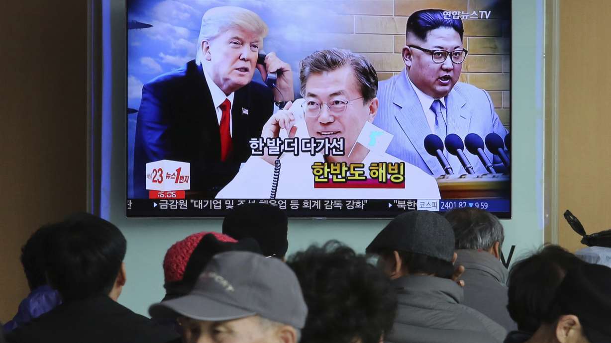 S. Korean president says talks won't ease pressure on North