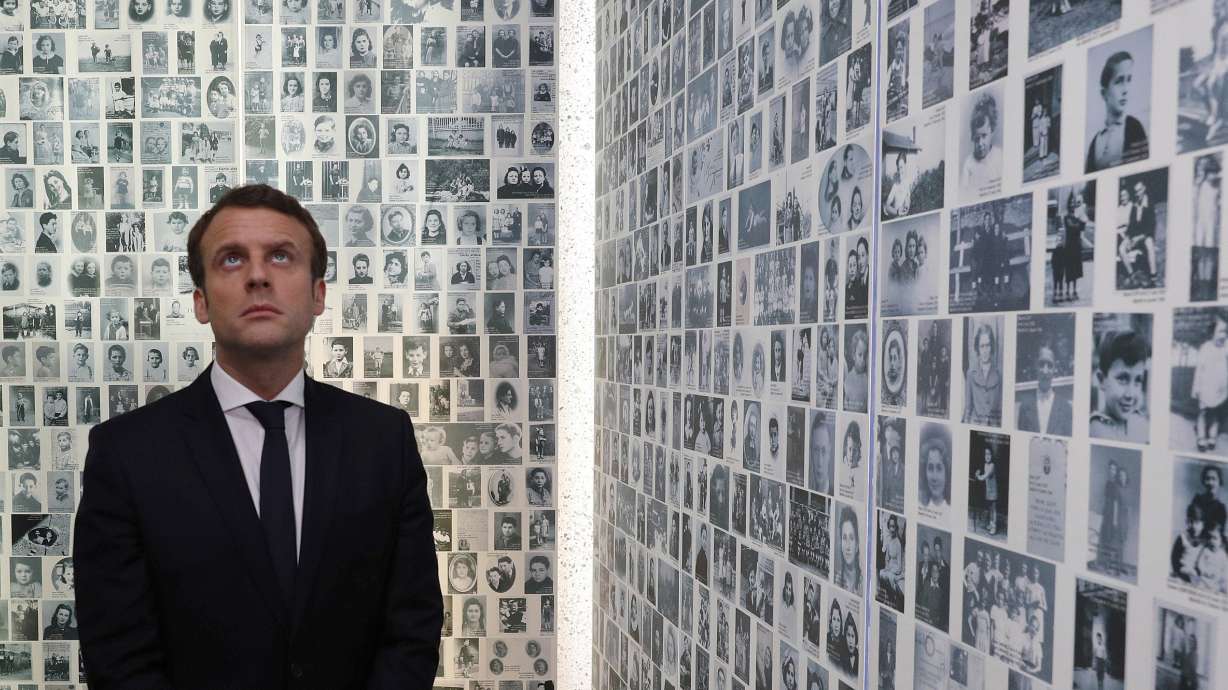 France's Macron vows to fight anti-Semitism online and off