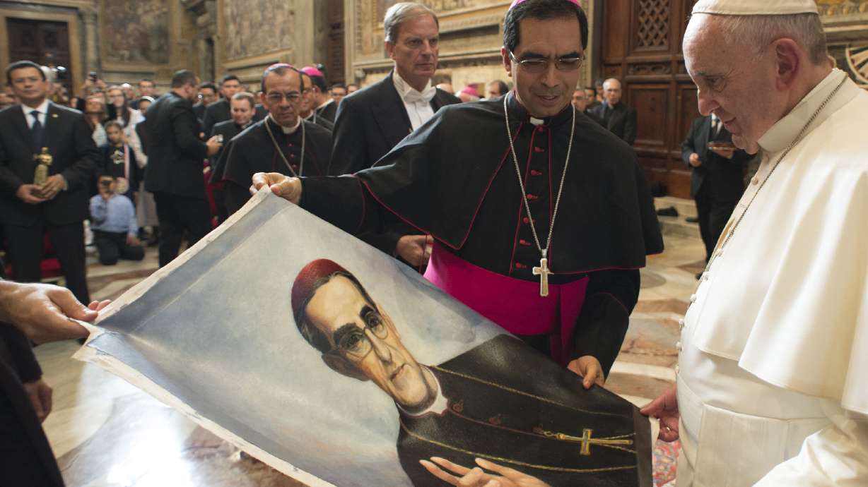The Latest: Romero biographer lauds saint candidate