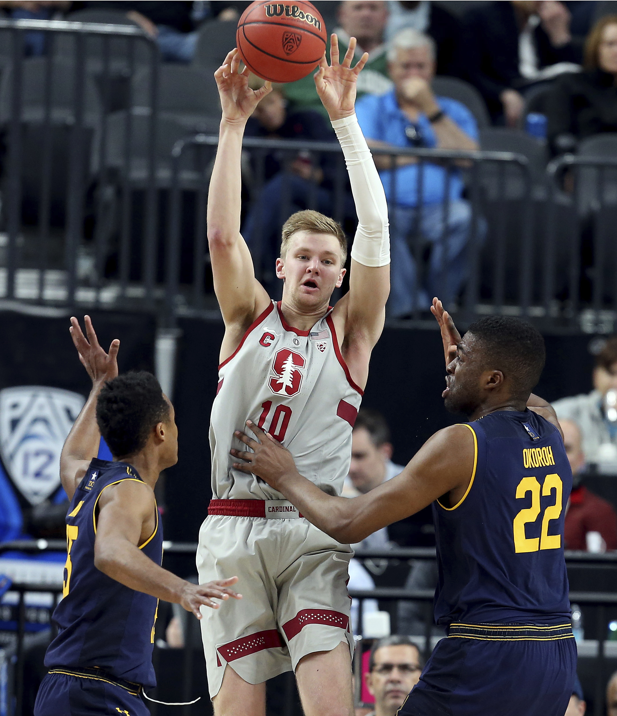 Stanford rolls over Cal 76-58 at Pac-12 tourney