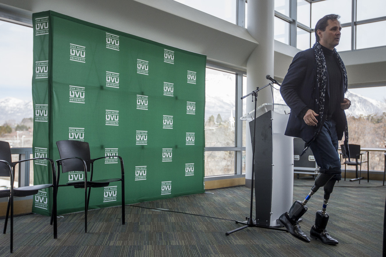 Designing the body: Real-life 'Bionic Man' visits Utah Valley University