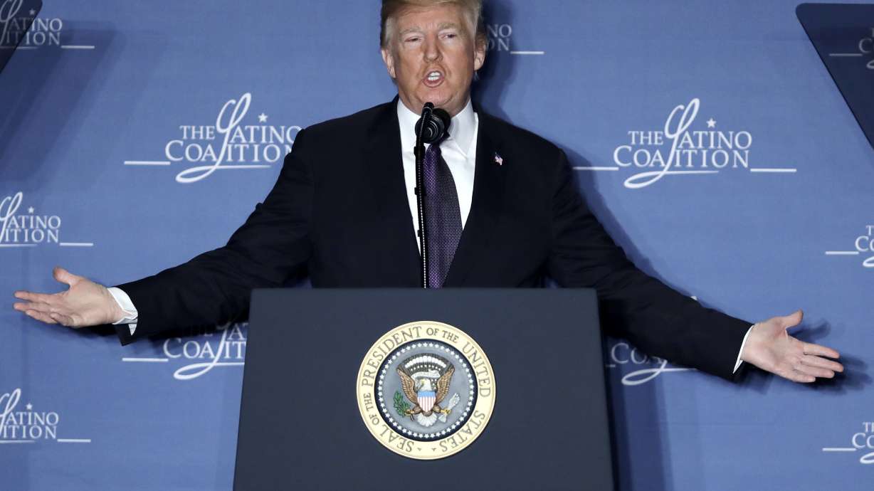 The Latest: Trump goes out for dinner _ but not to his hotel