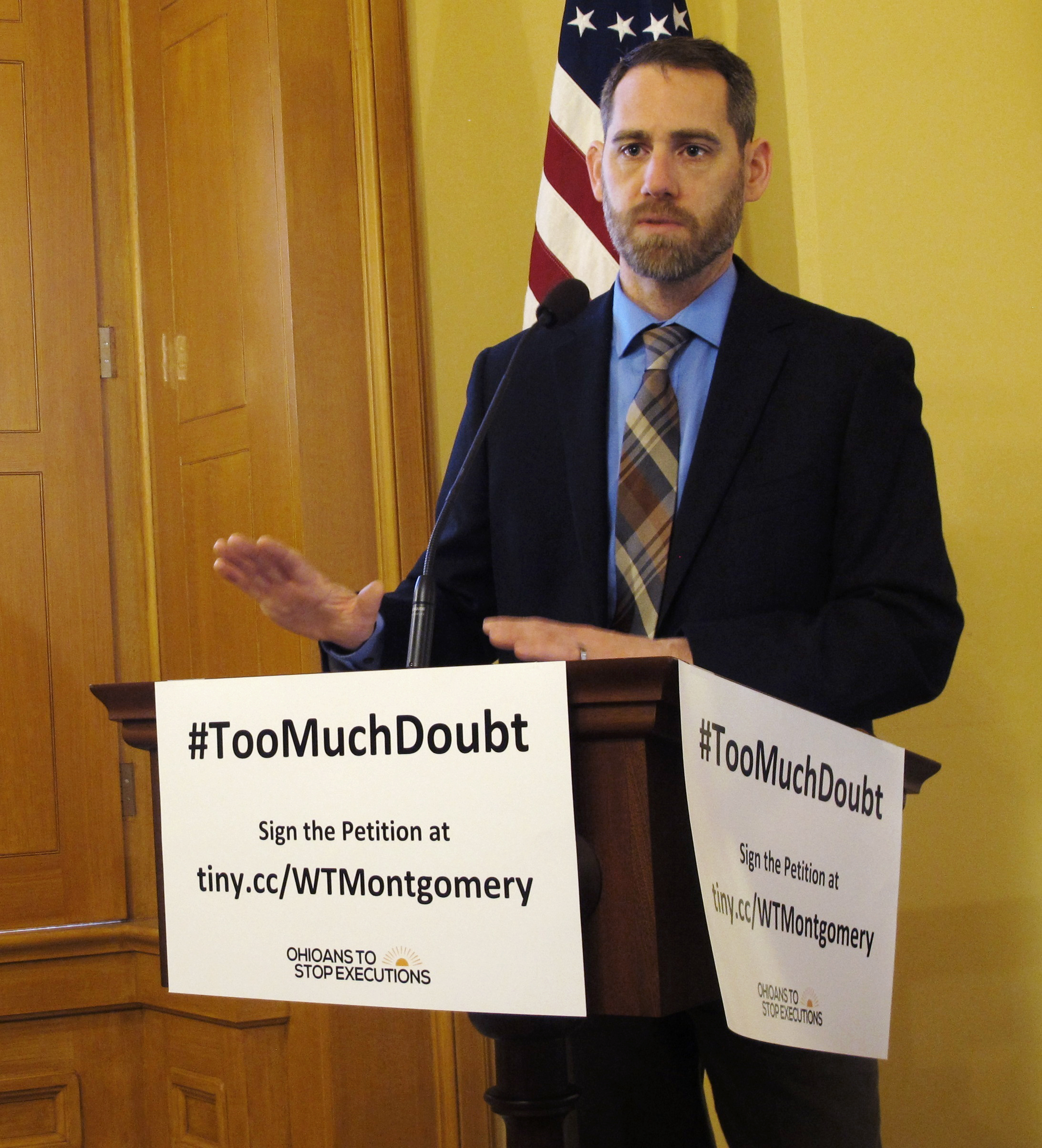 Condemned Ohio killer claims innocence, asks for mercy