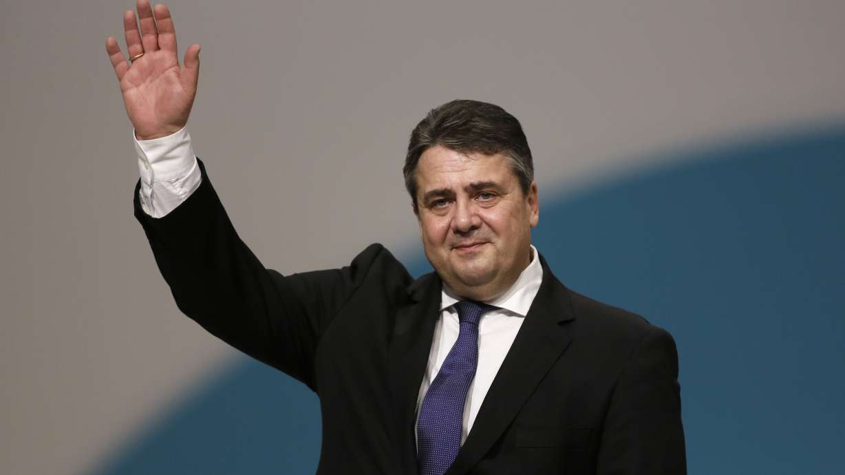 German FM Gabriel says he won't be part of next government