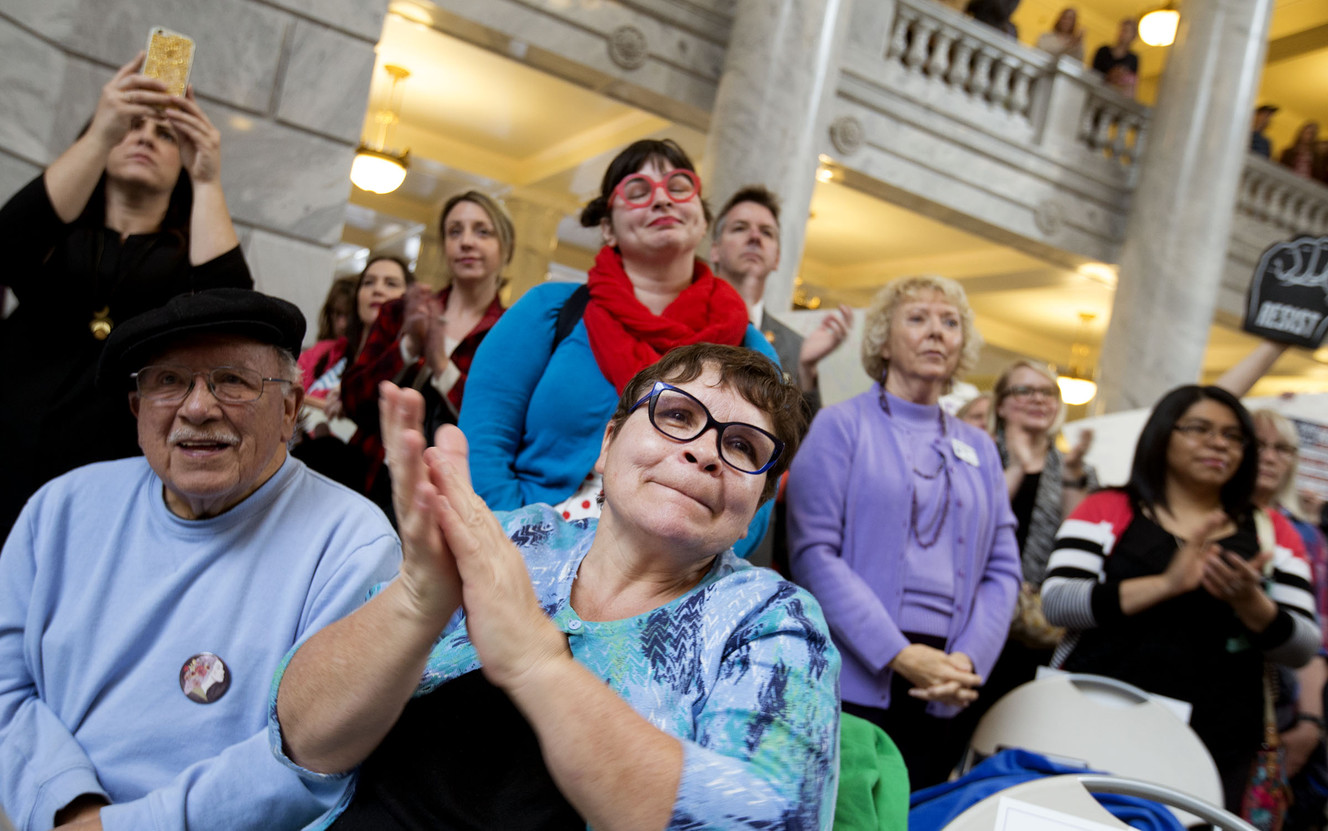 Feminist voices at Utah Capitol urge women to become politically active