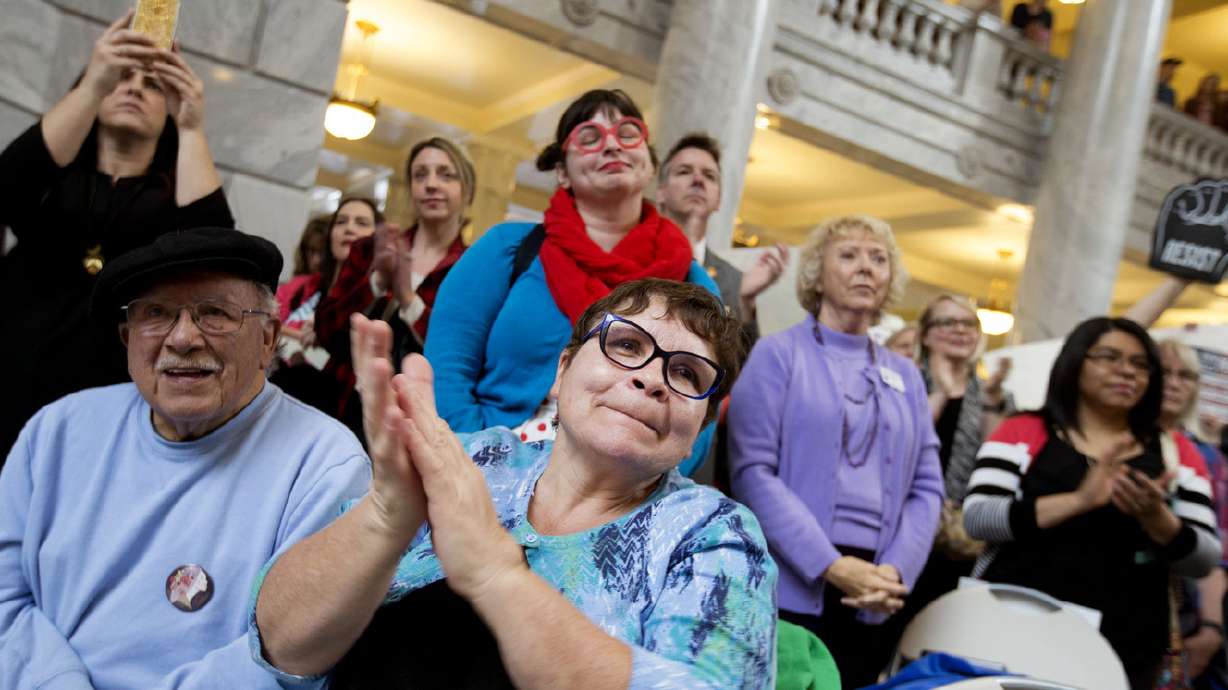 Feminist voices at Utah Capitol urge women to become politically active