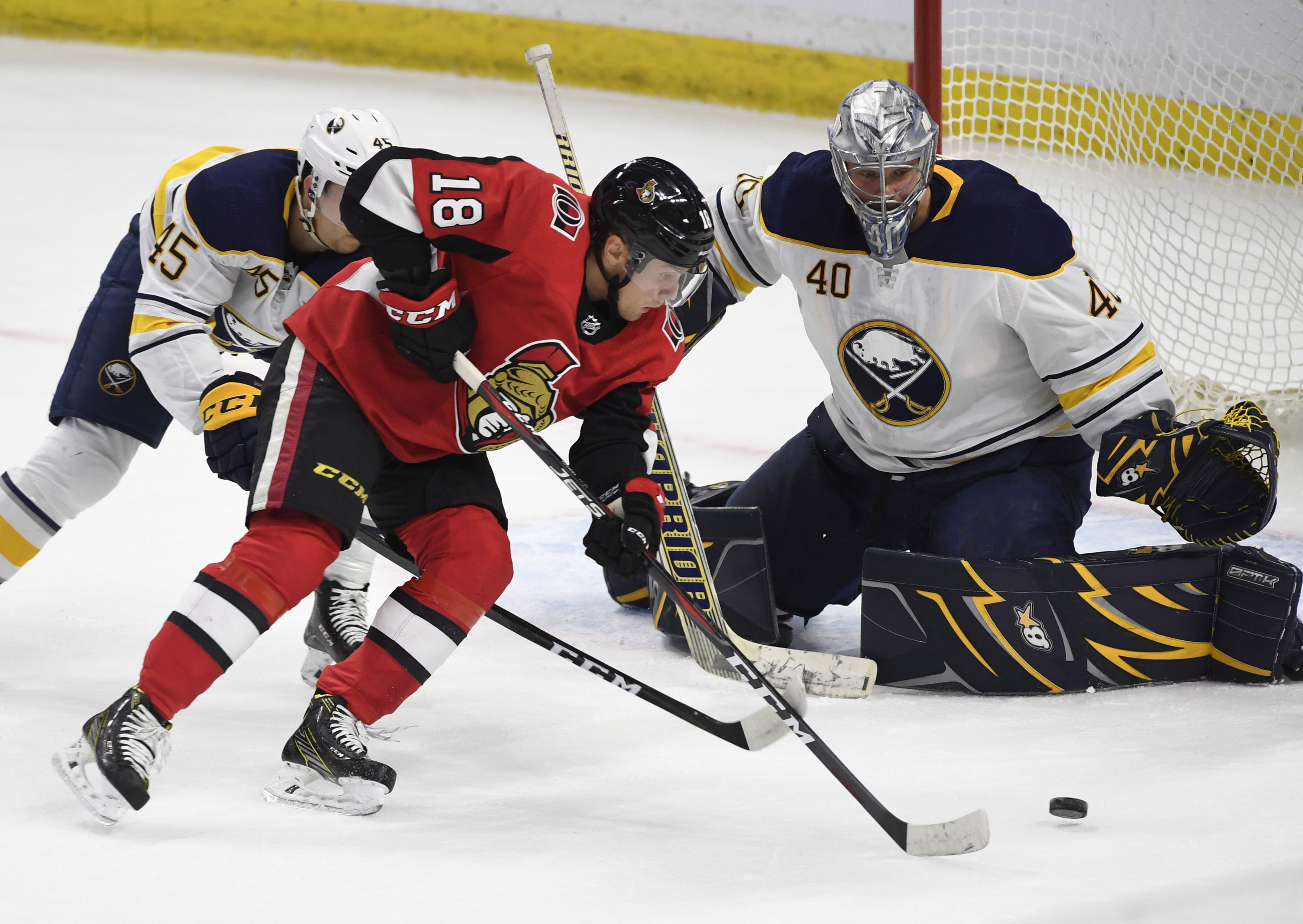 Josefson scores winner in shootout, Sabres beat Senators 4-3