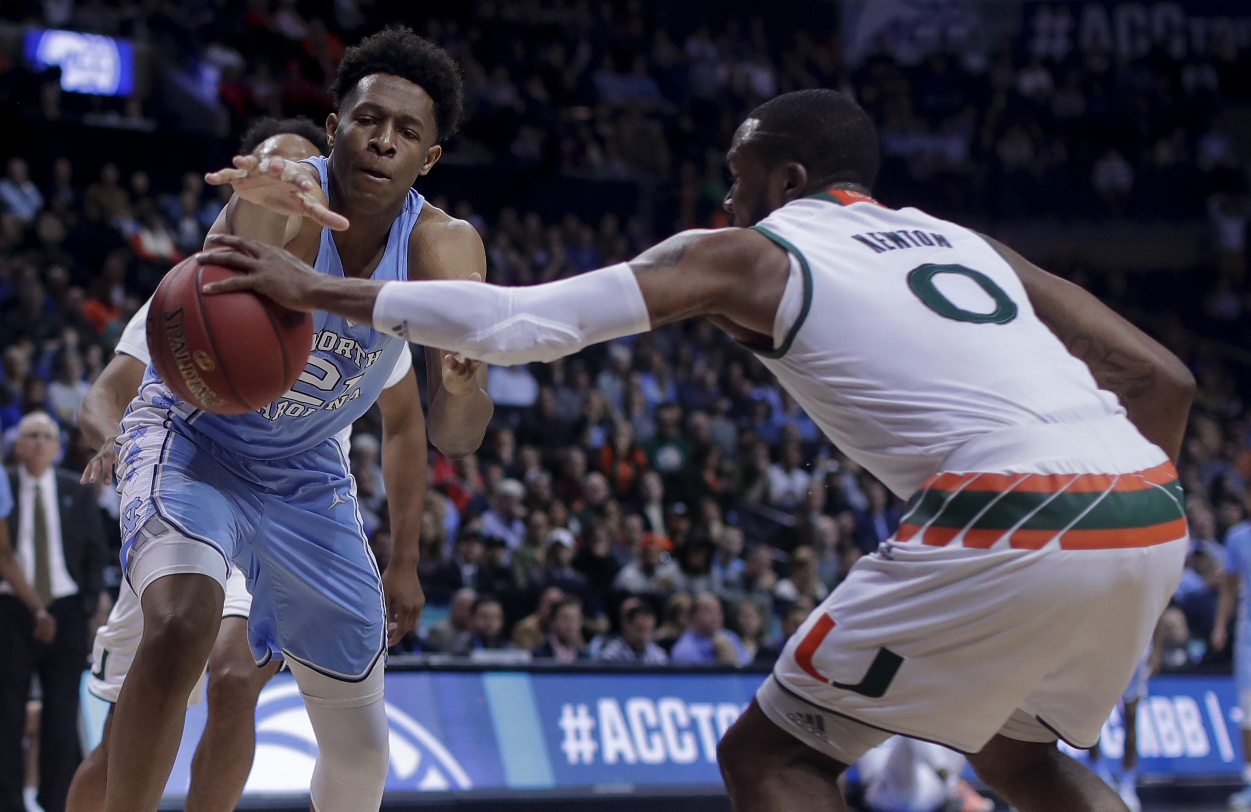 North Carolina beats Miami 82-65 and gets Duke next at ACC
