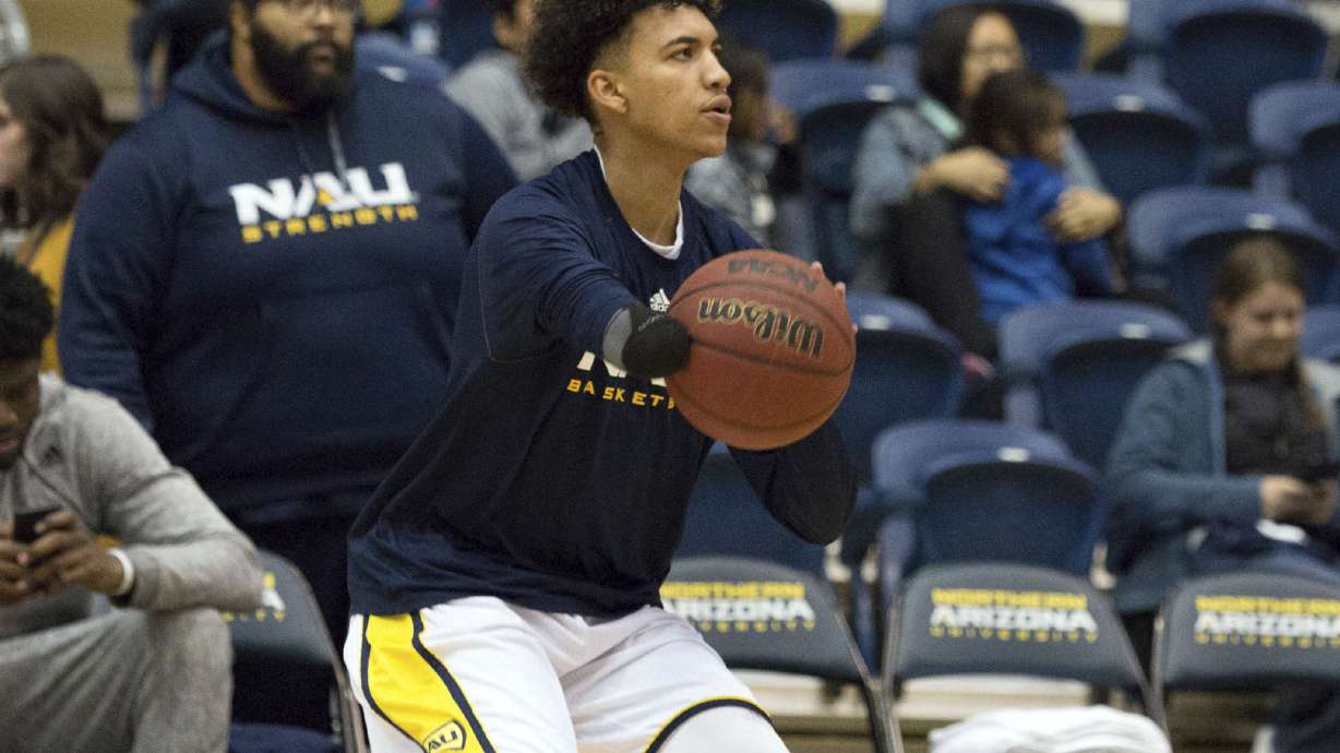 One-handed Northern Arizona player spreading inspiration