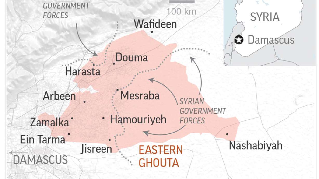 The Latest: Al-Qaida fighters in Syria want to go to Idlib