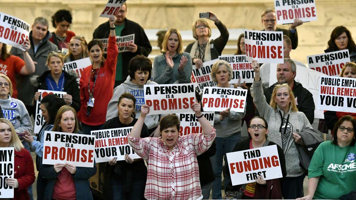 No vote on Kentucky pension bill as teachers protest