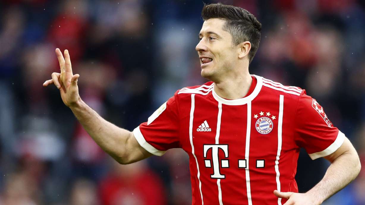 Bayern closer to another title with 6-0 rout of Hamburg