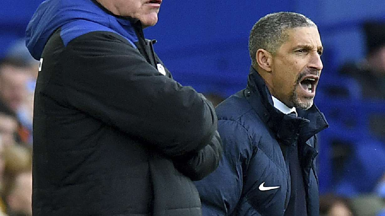 Everton eases relegation concerns by beating Brighton 2-0