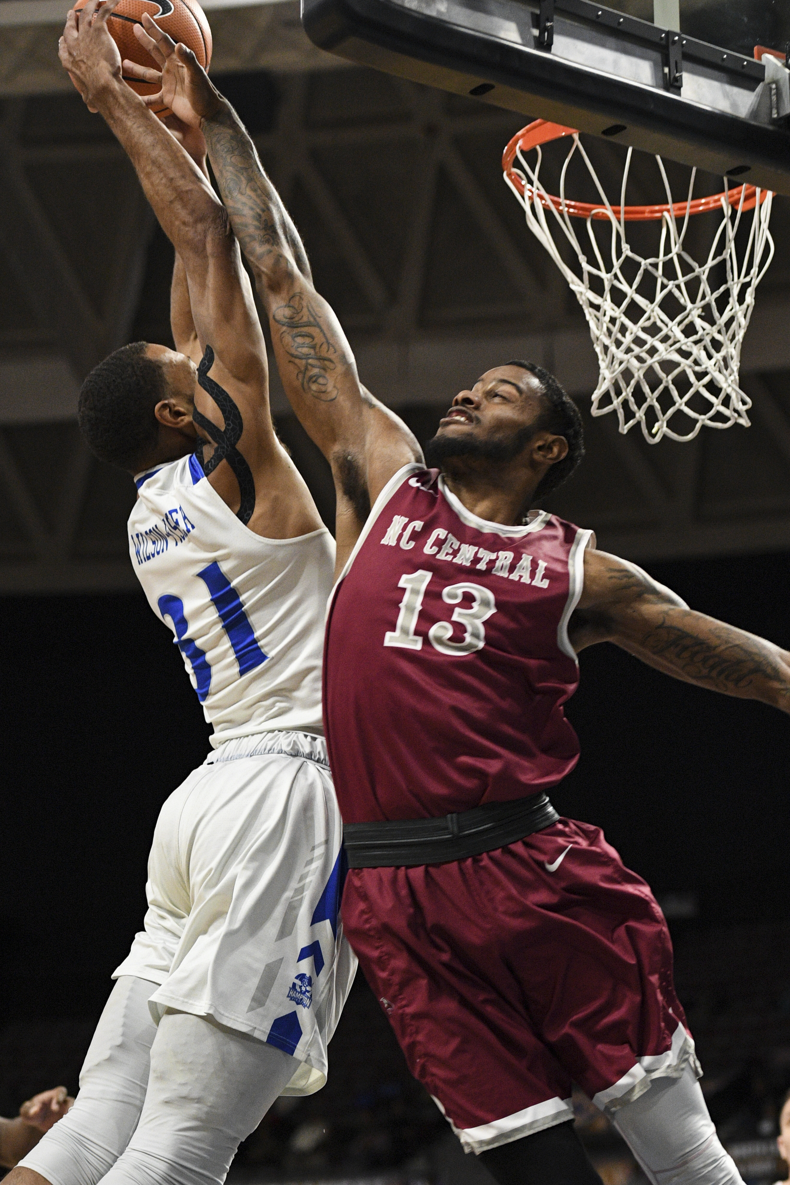 Rivas' 22 points power NC Central past Hampton, 71-63