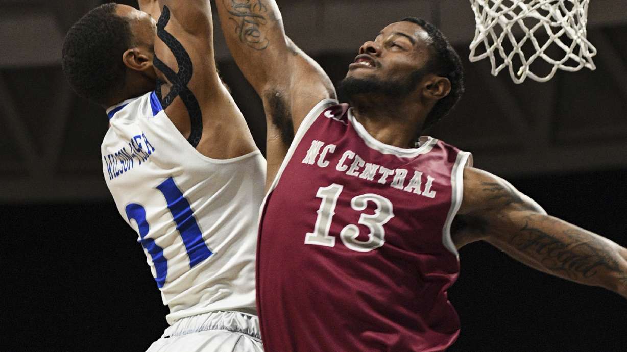 Rivas' 22 points power NC Central past Hampton, 71-63