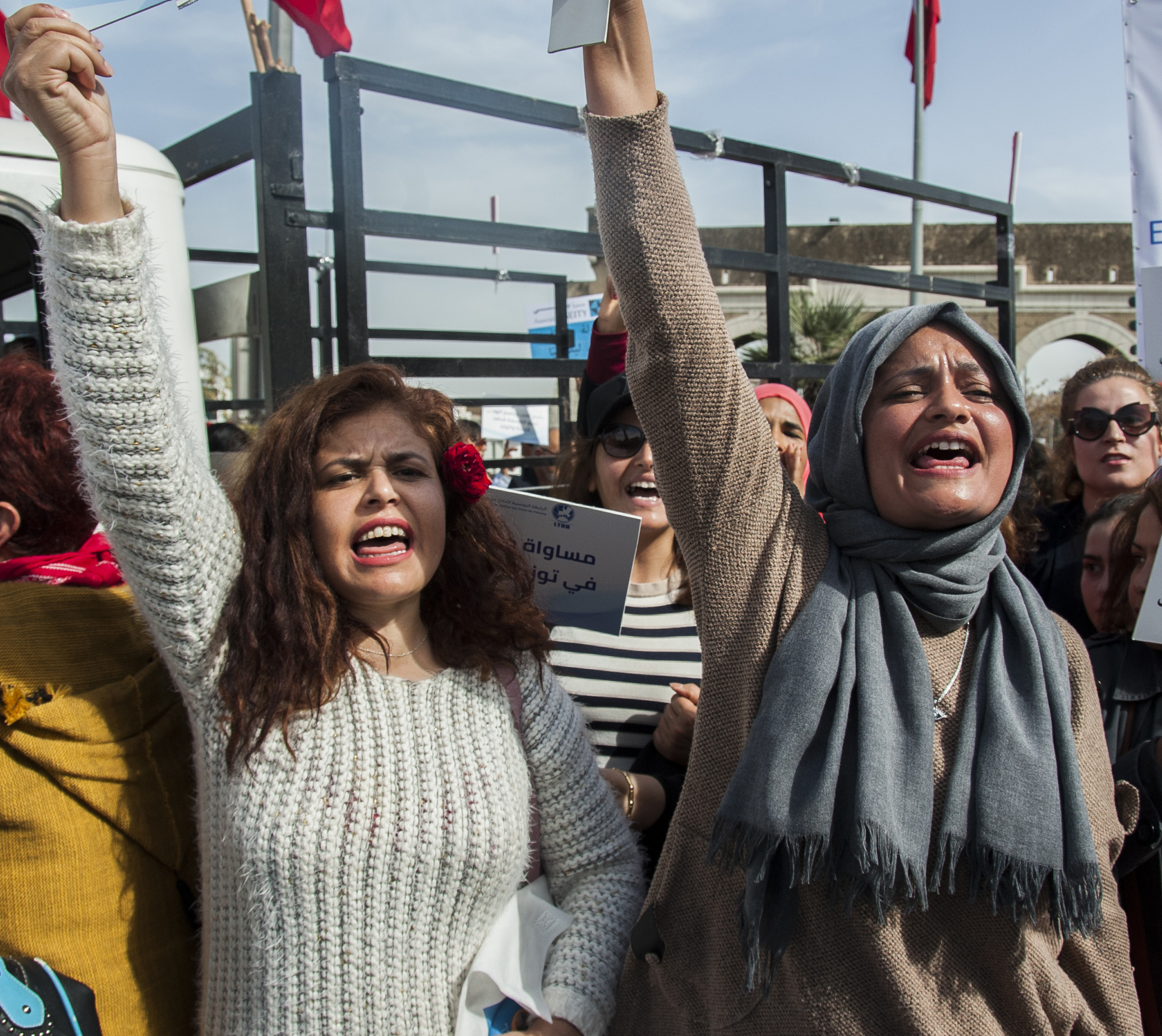 Tunisian women march for equal inheritance rights
