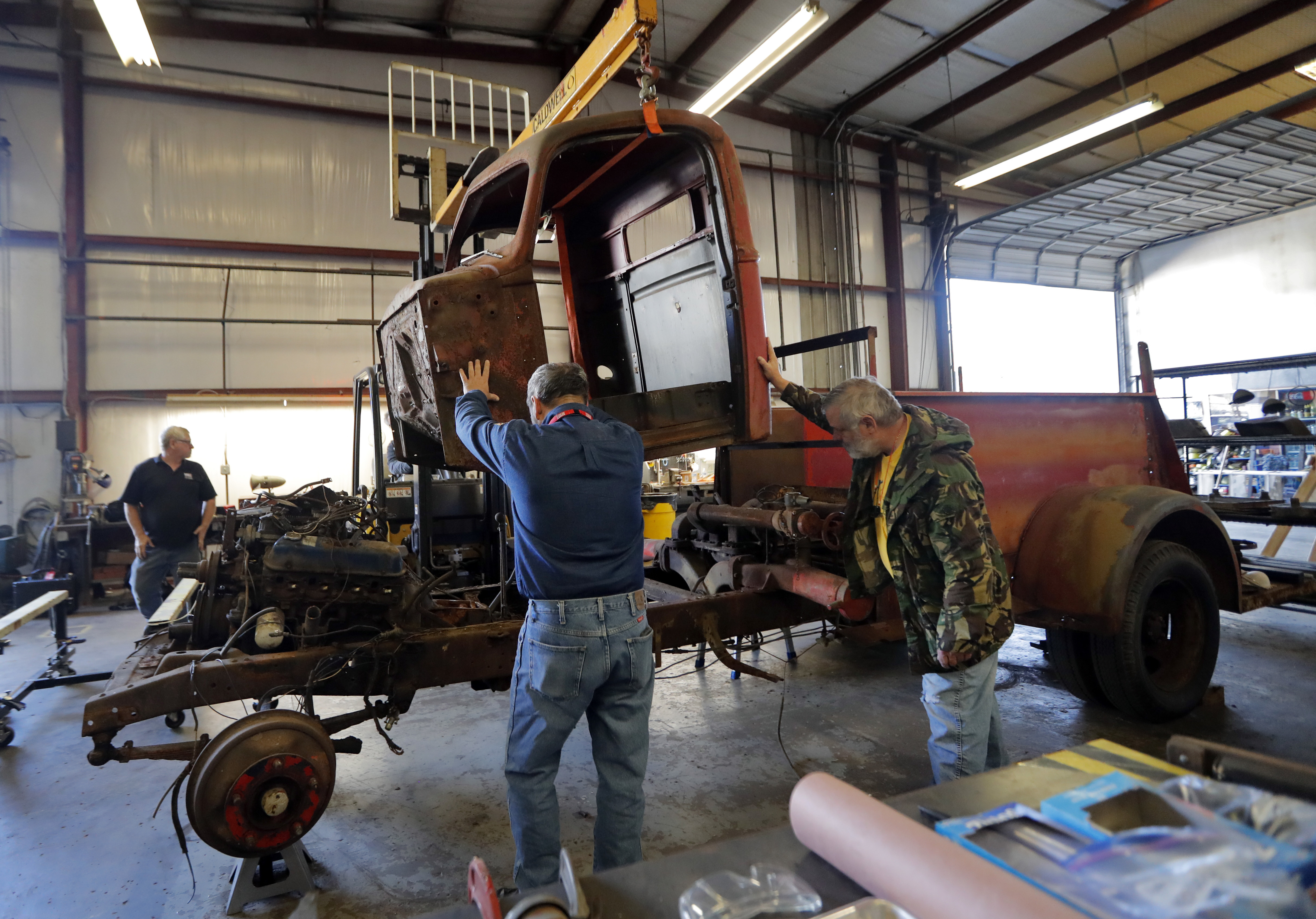 National WW2 Museum renovating 1943 home front fire truck