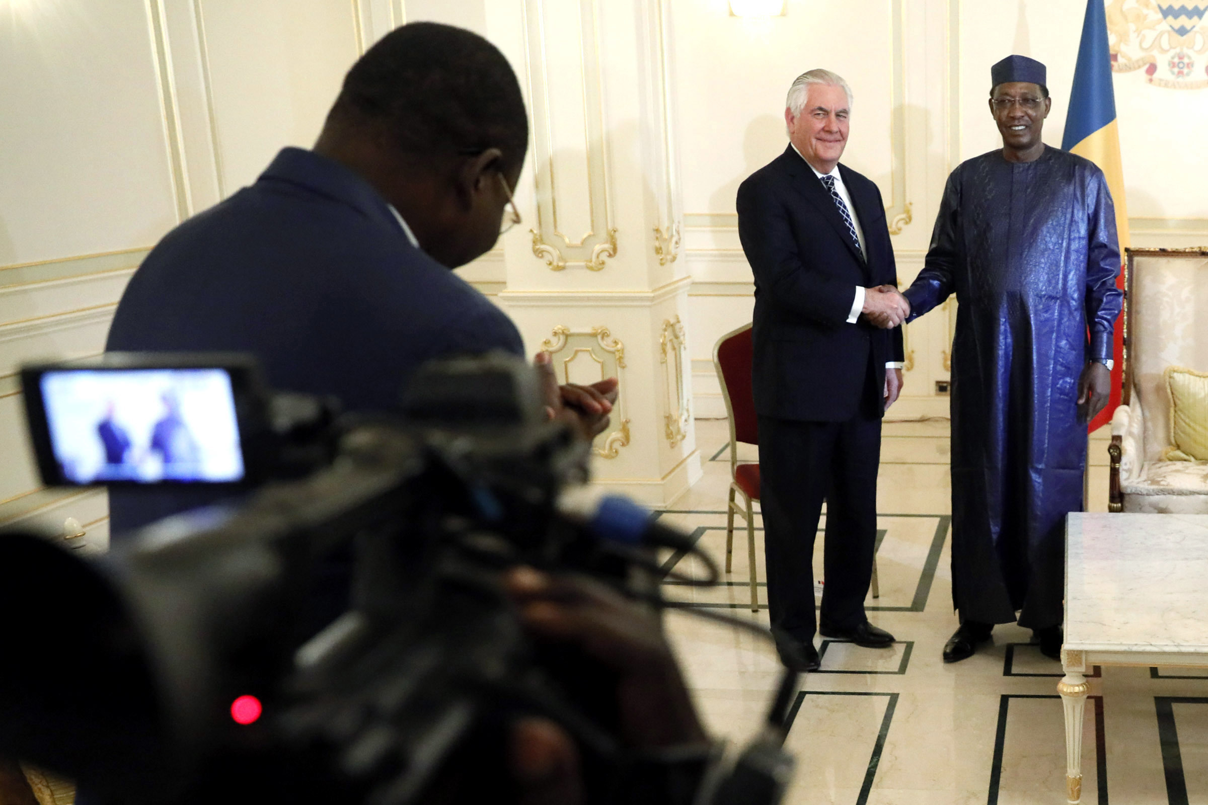 Tillerson visits Chad and gets an earful about US travel ban
