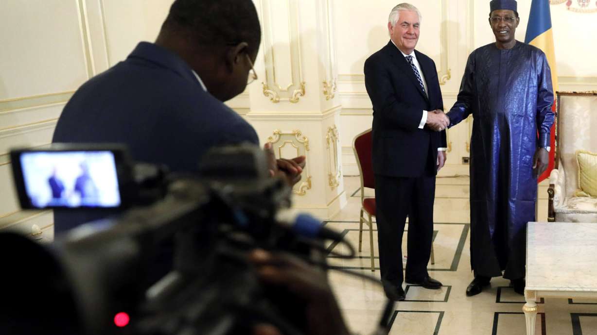 Tillerson visits Chad and gets an earful about US travel ban