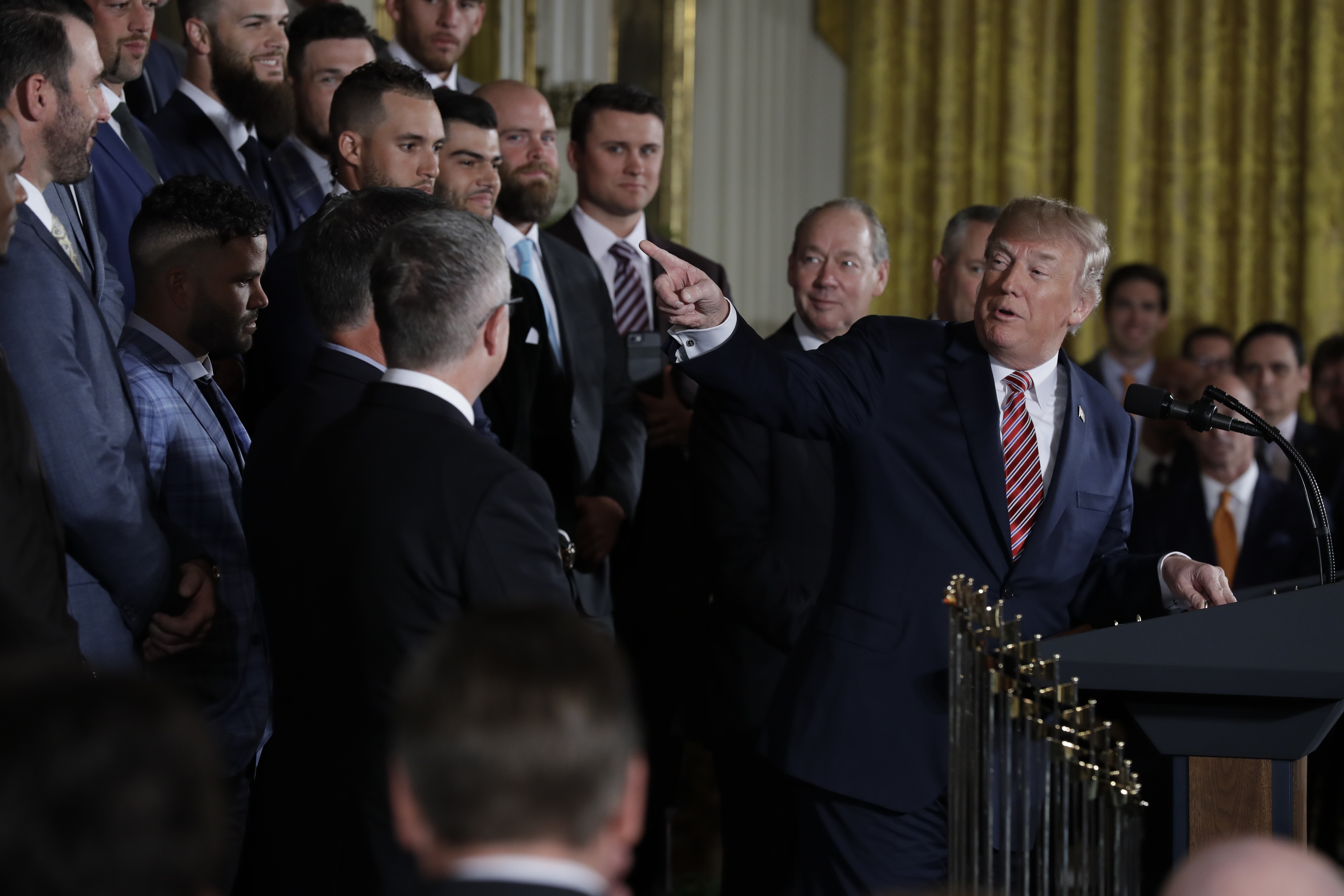 Trump honors World Series champion Houston Astros