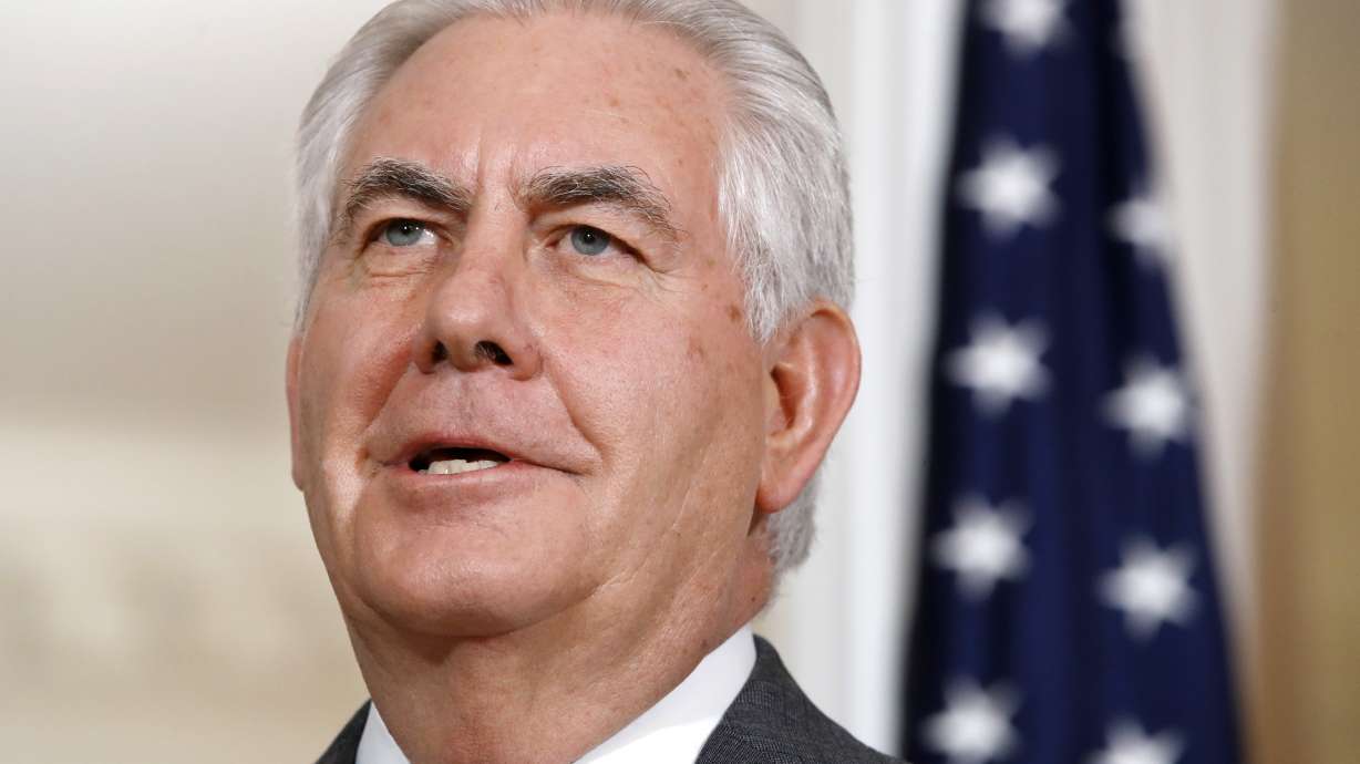 The Latest: Trump fires Secretary of State Tillerson