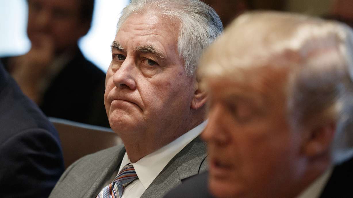 Trump and Tillerson's bumpy ride