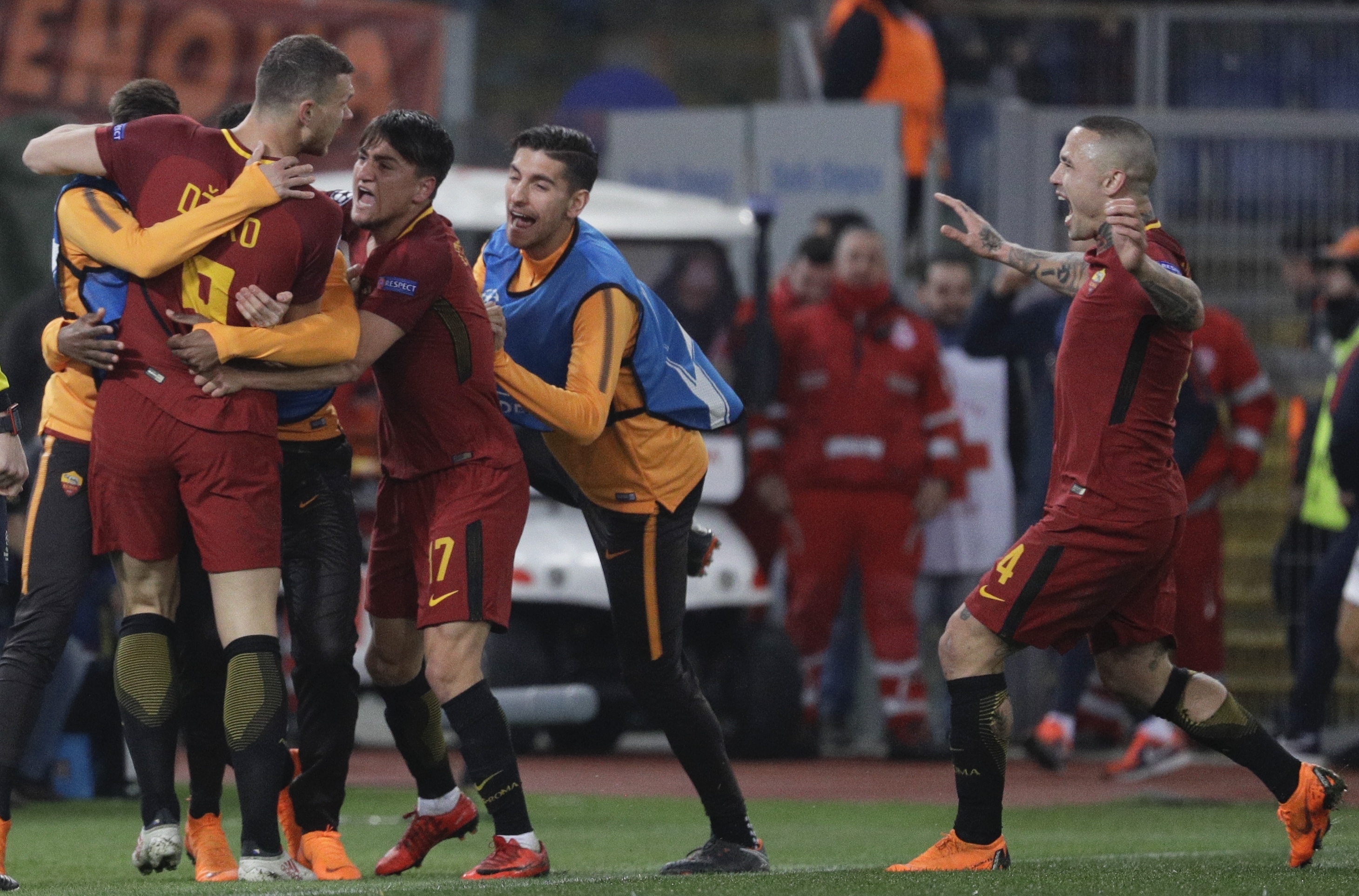 Roma beats Shakhtar 1-0 to reach CL quarterfinals