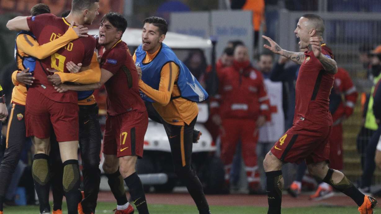 Roma beats Shakhtar 1-0 to reach CL quarterfinals
