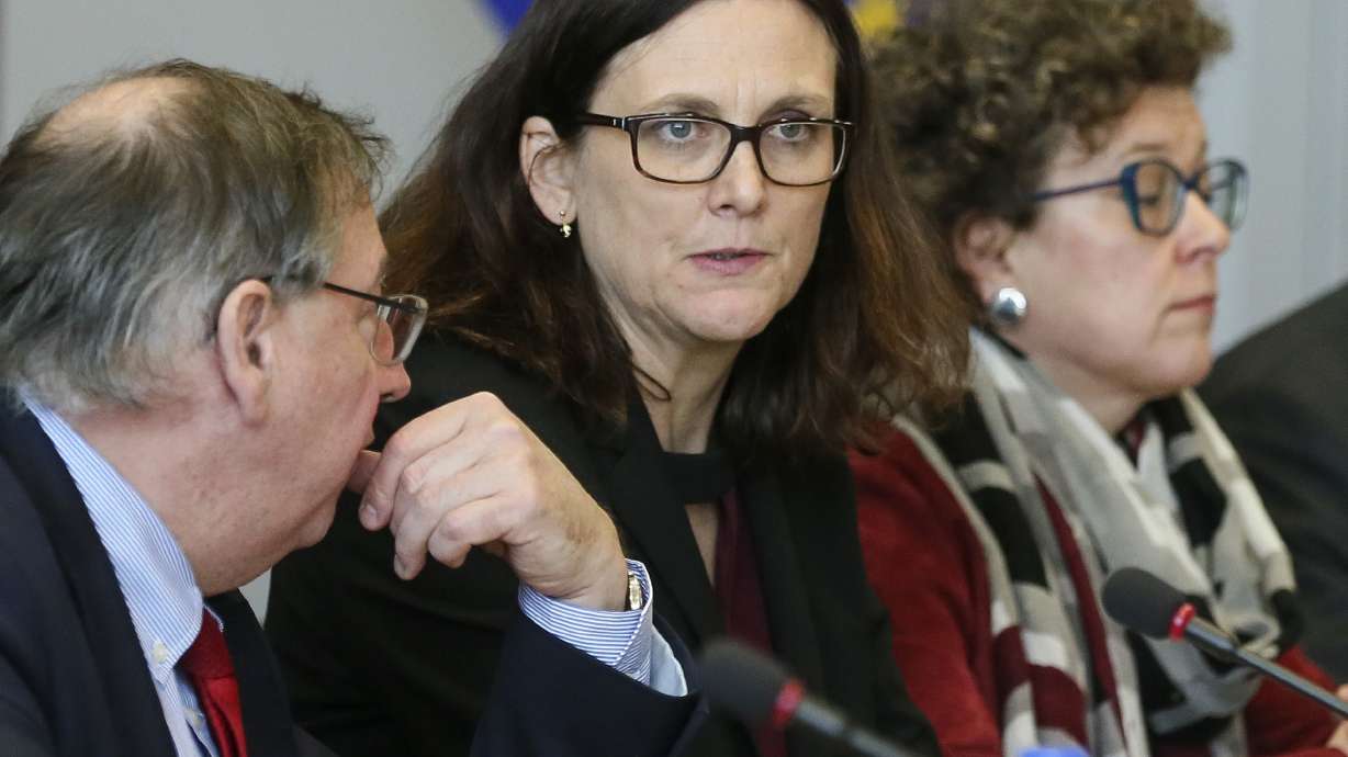 EU appeals to Trump: 'make trade, not war'