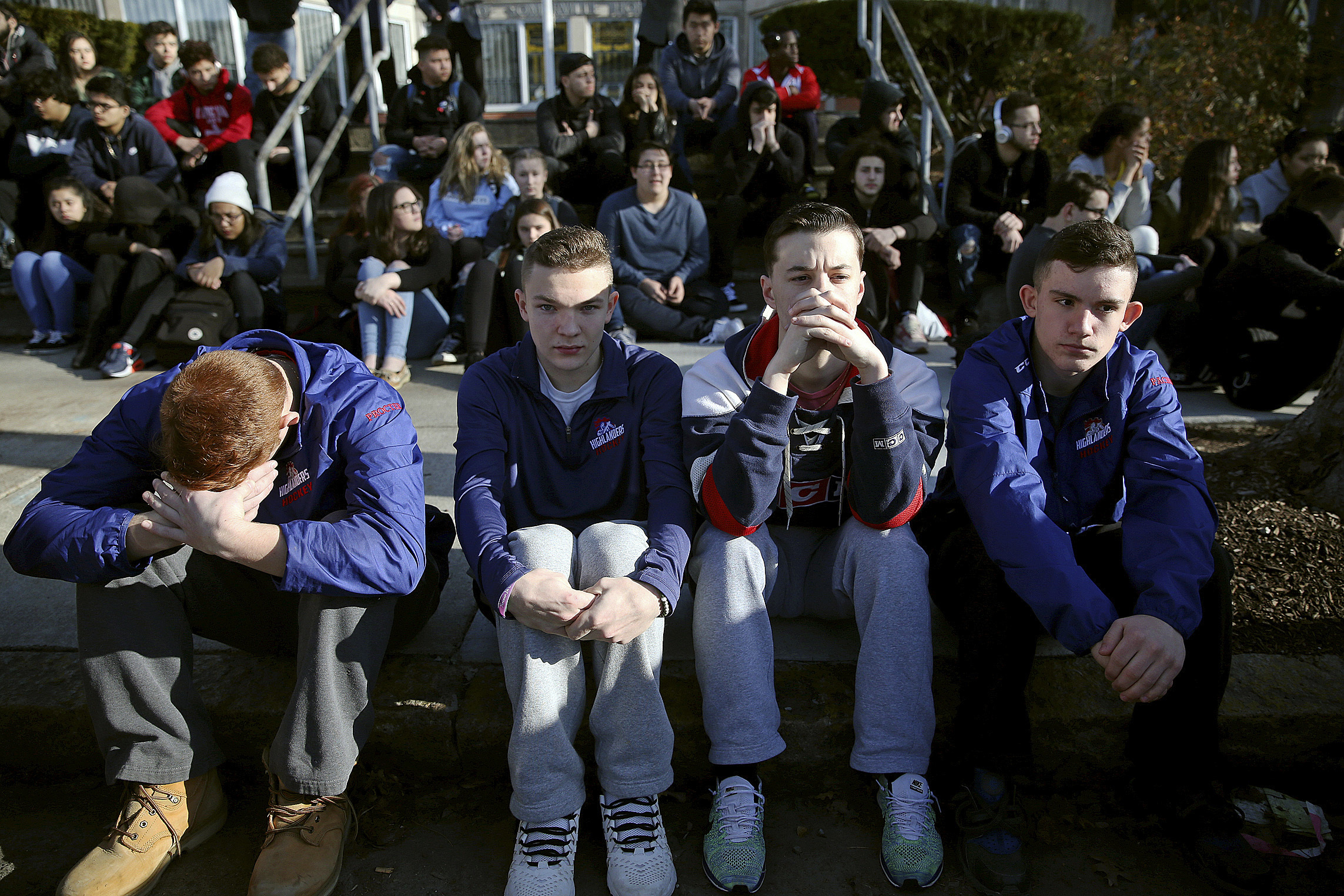 The Latest: Walkout hits close to home for Nevada students