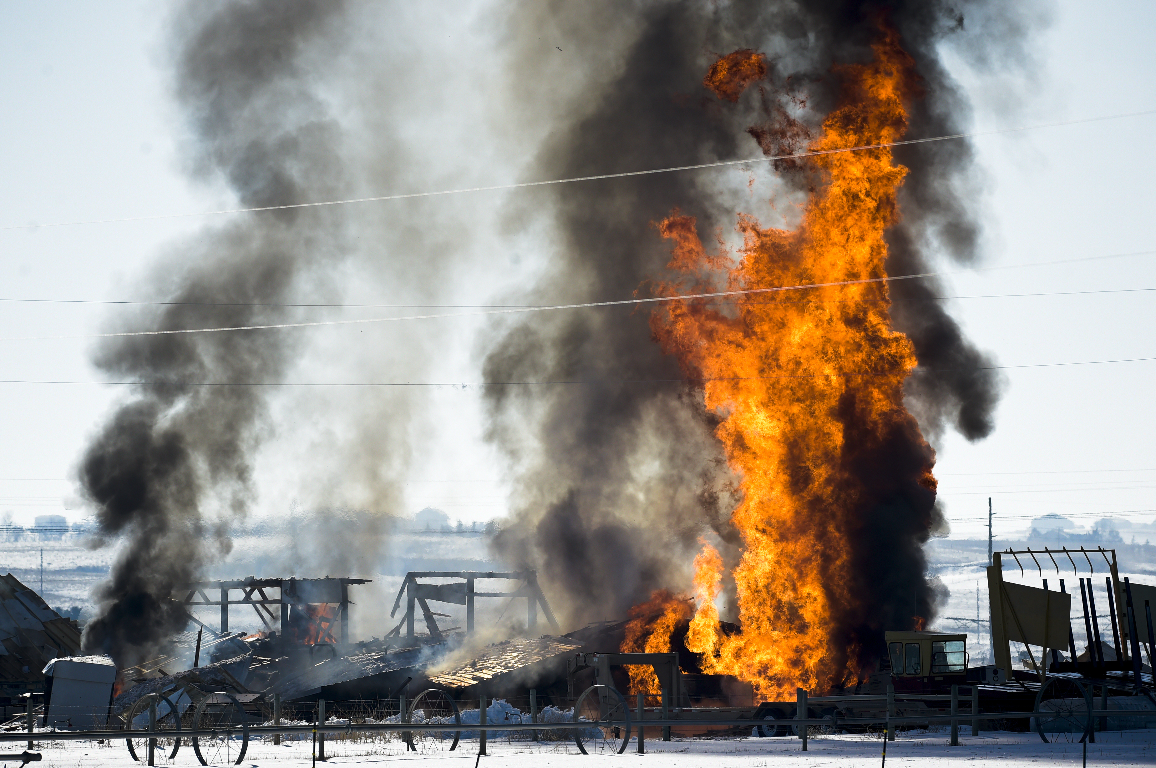 Man burned in propone truck explosion north of East Helena