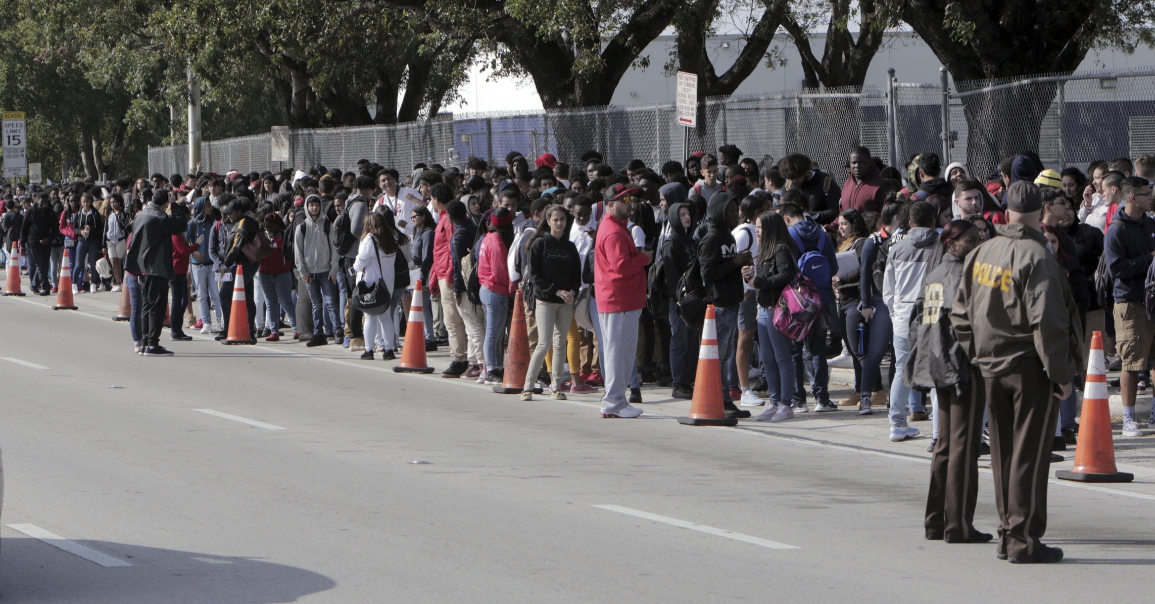 Parkland students lead walkouts to protest gun violence