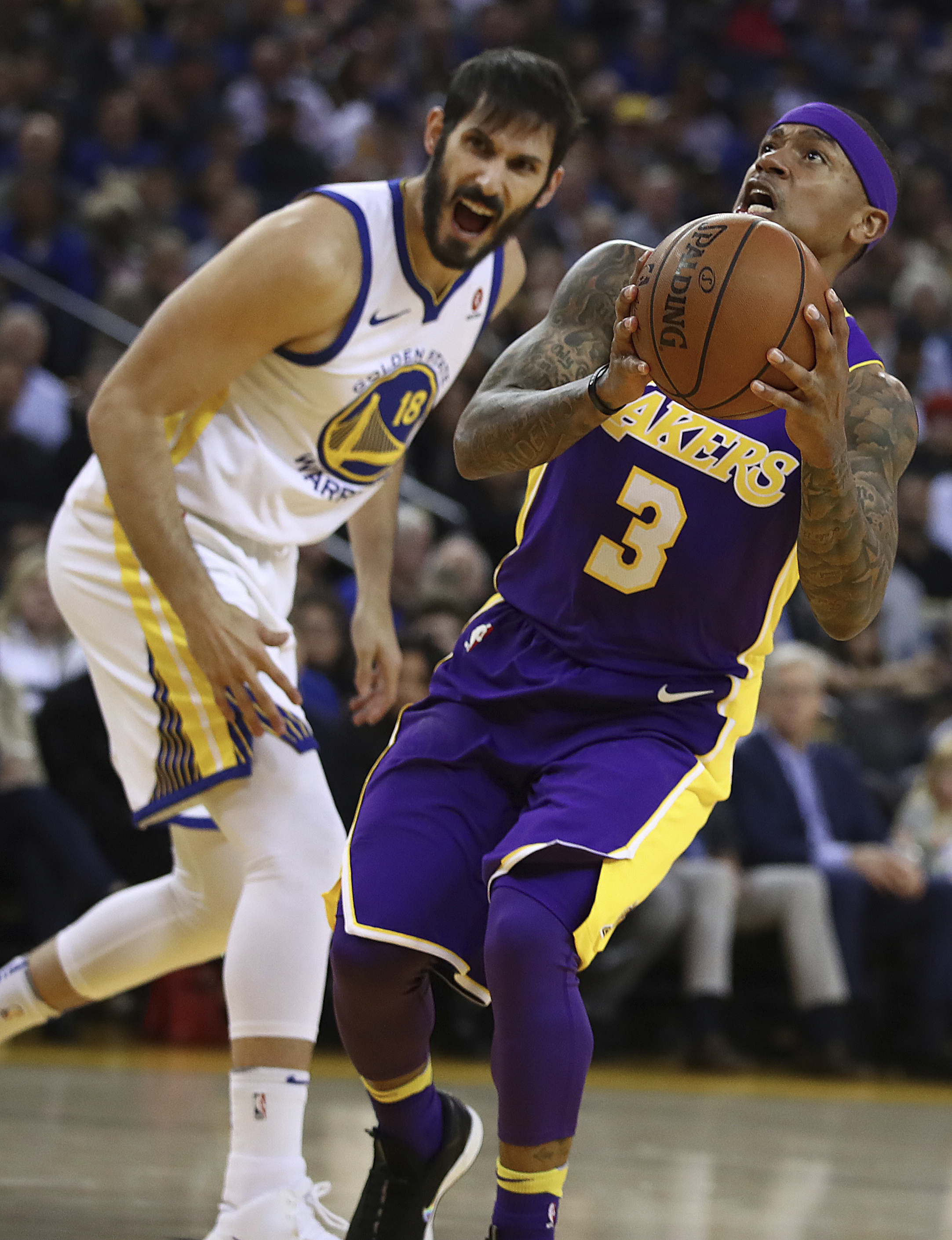 Kevin Durant leads undermanned Warriors past Lakers 117-106