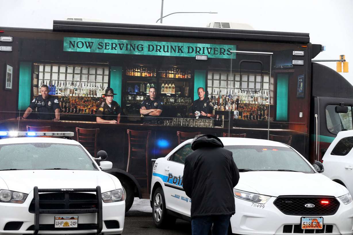 The Utah Highway Patrol Breath Alcohol Testing (BAT) Mobile was on display during a press conference urging motorists not to drink and drive, at the Utah Department of Public Safety Driver License Division Test Track in West Valley on Thursday, March 15, 2018. (Photo: Laura Seitz, KSL)