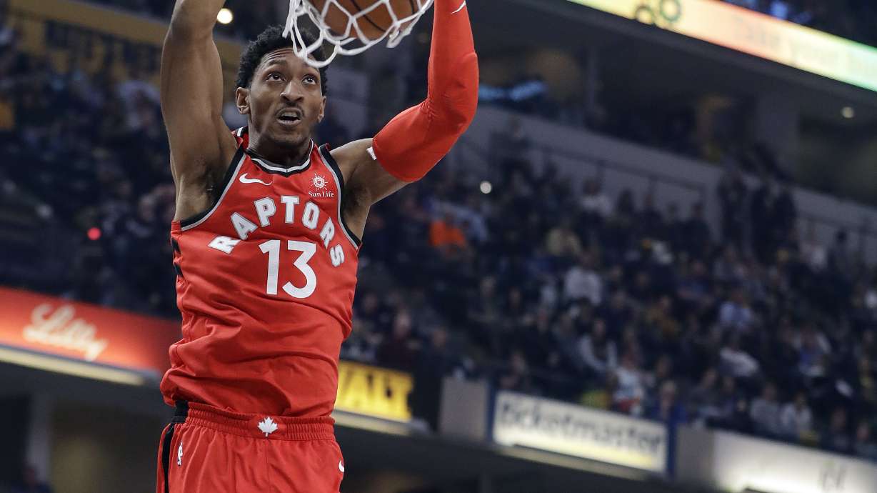 Raptors use late charge to beat Pacers for 10th straight win